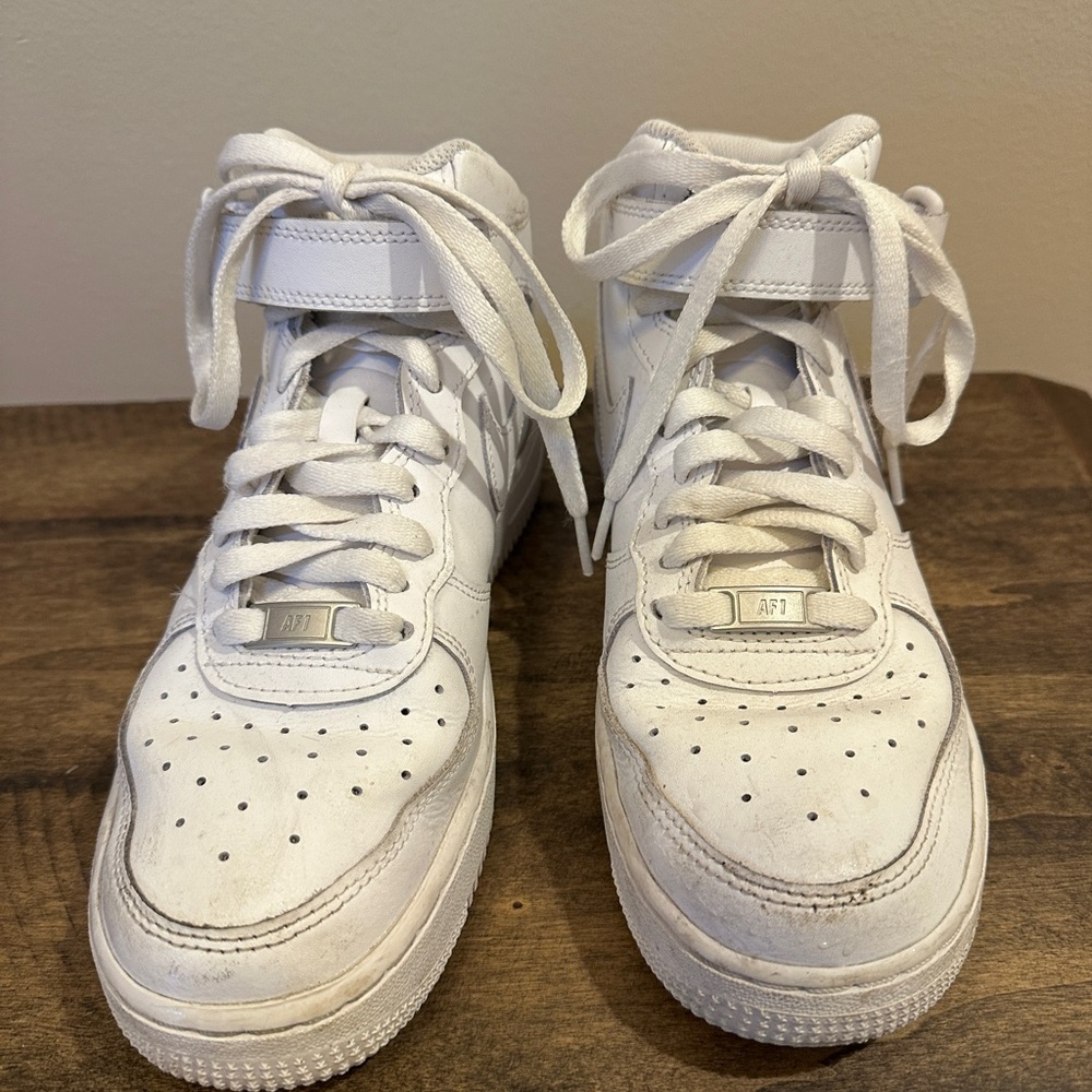 Nike White Air Force High-Top Sneakers